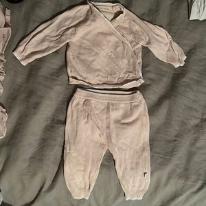 Elegant baby washable cashmere baby set